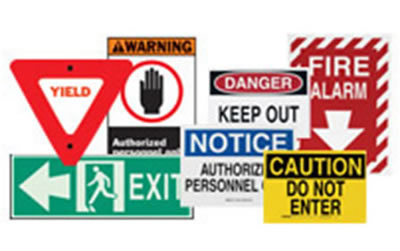 Brady Safety Sign and Labels